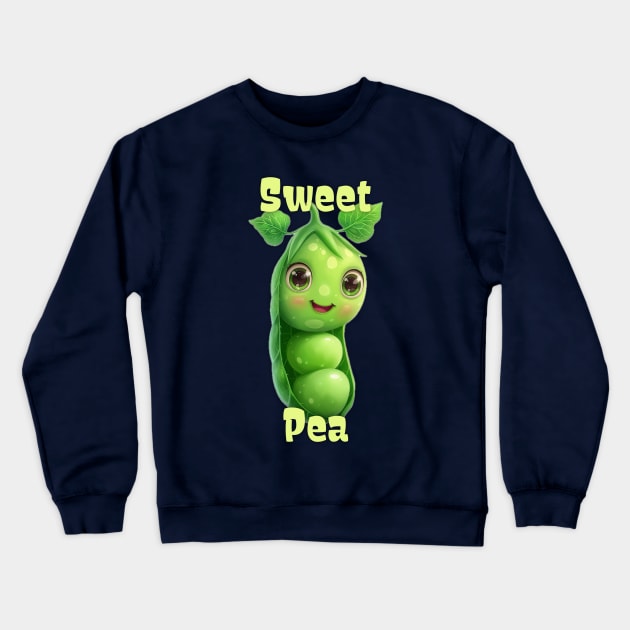 Sweet Pea Crewneck Sweatshirt by CharlesAFish